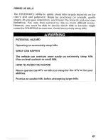 Preview for 72 page of Honda 1997 TRX400 Owner'S Manual