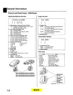 Предварительный просмотр 3 страницы Honda 1998-2002 Accord Service Manual