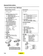 Предварительный просмотр 5 страницы Honda 1998-2002 Accord Service Manual