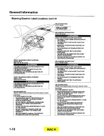 Предварительный просмотр 11 страницы Honda 1998-2002 Accord Service Manual