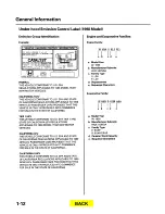 Предварительный просмотр 13 страницы Honda 1998-2002 Accord Service Manual