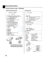 Предварительный просмотр 6 страницы Honda 1998 Accord Manual