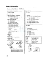 Предварительный просмотр 8 страницы Honda 1998 Accord Manual