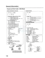 Предварительный просмотр 10 страницы Honda 1998 Accord Manual