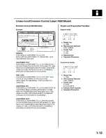 Предварительный просмотр 17 страницы Honda 1998 Accord Manual