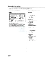 Предварительный просмотр 20 страницы Honda 1998 Accord Manual