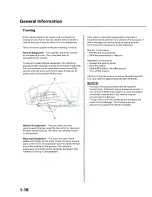 Предварительный просмотр 22 страницы Honda 1998 Accord Manual