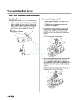 Предварительный просмотр 704 страницы Honda 1998 Accord Manual