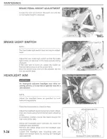 Предварительный просмотр 70 страницы Honda 1998 CB600Fw Shop Manual