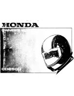 Honda 1998 CD250U Owner'S Manual предпросмотр