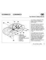 Предварительный просмотр 9 страницы Honda 1998 Civic Manual