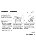 Предварительный просмотр 27 страницы Honda 1998 Civic Manual