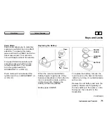 Предварительный просмотр 74 страницы Honda 1998 Civic Manual