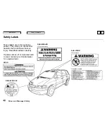 Предварительный просмотр 49 страницы Honda 1998 Odyssey Owner'S Manual