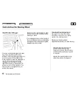 Предварительный просмотр 63 страницы Honda 1998 Odyssey Owner'S Manual