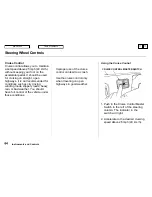 Предварительный просмотр 65 страницы Honda 1998 Odyssey Owner'S Manual