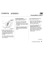 Предварительный просмотр 66 страницы Honda 1998 Odyssey Owner'S Manual