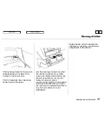 Предварительный просмотр 88 страницы Honda 1998 Odyssey Owner'S Manual