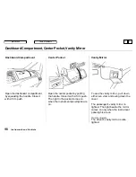 Предварительный просмотр 89 страницы Honda 1998 Odyssey Owner'S Manual