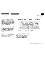 Предварительный просмотр 119 страницы Honda 1998 Odyssey Owner'S Manual