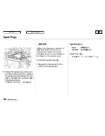 Предварительный просмотр 187 страницы Honda 1998 Odyssey Owner'S Manual