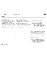 Предварительный просмотр 203 страницы Honda 1998 Odyssey Owner'S Manual