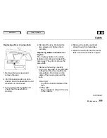 Предварительный просмотр 208 страницы Honda 1998 Odyssey Owner'S Manual