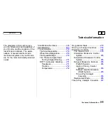 Предварительный просмотр 242 страницы Honda 1998 Odyssey Owner'S Manual