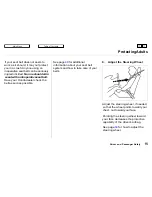 Preview for 16 page of Honda 1998 Prelude Owner'S Manual