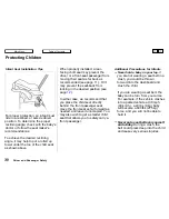 Preview for 31 page of Honda 1998 Prelude Owner'S Manual