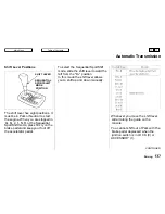 Preview for 137 page of Honda 1998 Prelude Owner'S Manual