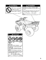 Preview for 14 page of Honda 1998 TRX250 Owner'S Manual