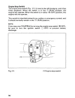 Предварительный просмотр 19 страницы Honda 1998 TRX250 Owner'S Manual