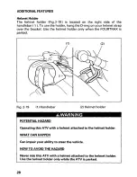 Предварительный просмотр 33 страницы Honda 1998 TRX250 Owner'S Manual