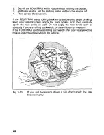 Предварительный просмотр 73 страницы Honda 1998 TRX250 Owner'S Manual