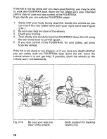 Предварительный просмотр 75 страницы Honda 1998 TRX250 Owner'S Manual