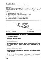 Предварительный просмотр 113 страницы Honda 1998 TRX250 Owner'S Manual