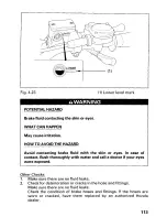 Предварительный просмотр 118 страницы Honda 1998 TRX250 Owner'S Manual