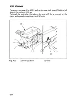 Предварительный просмотр 129 страницы Honda 1998 TRX250 Owner'S Manual