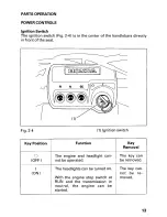 Предварительный просмотр 19 страницы Honda 1998 TRX300 Fourtrax 300 Owner'S Manual