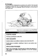 Предварительный просмотр 52 страницы Honda 1998 TRX300 Fourtrax 300 Owner'S Manual