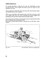 Предварительный просмотр 80 страницы Honda 1998 TRX300 Fourtrax 300 Owner'S Manual