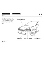 Предварительный просмотр 244 страницы Honda 1999 Accord Coupe Owner'S Manual