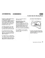 Предварительный просмотр 61 страницы Honda 1999 Accord Sedan Owner'S Manual