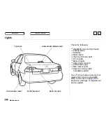 Предварительный просмотр 245 страницы Honda 1999 Accord Sedan Owner'S Manual