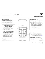 Предварительный просмотр 28 страницы Honda 1999 Civic Sedan Reference Owner'S Manual