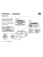 Предварительный просмотр 51 страницы Honda 1999 Civic Sedan Reference Owner'S Manual