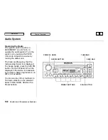 Предварительный просмотр 122 страницы Honda 1999 Civic Sedan Reference Owner'S Manual