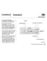 Предварительный просмотр 129 страницы Honda 1999 Civic Sedan Reference Owner'S Manual