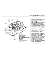 Предварительный просмотр 9 страницы Honda 1999 CRV Reference Owner'S Manual